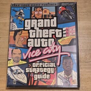 Grand Theft Auto Vice City GTA Official Game Strategy Guide Rockstar Poster Map